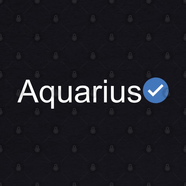 Verified Aquarius (White Text) by inotyler